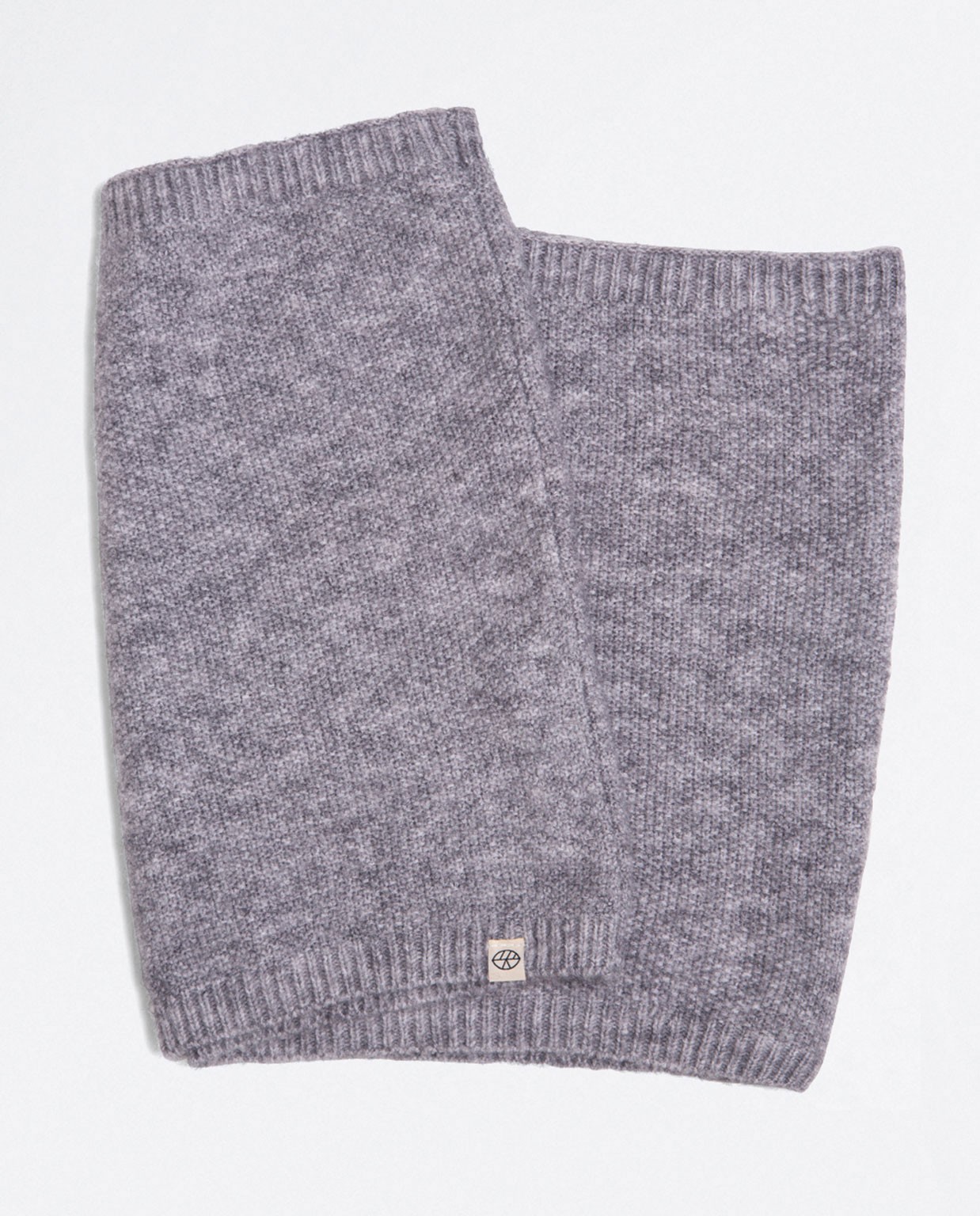 Plain rice knitted collar Grey