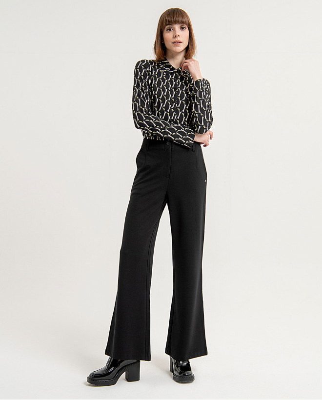Wide wide trousers with...