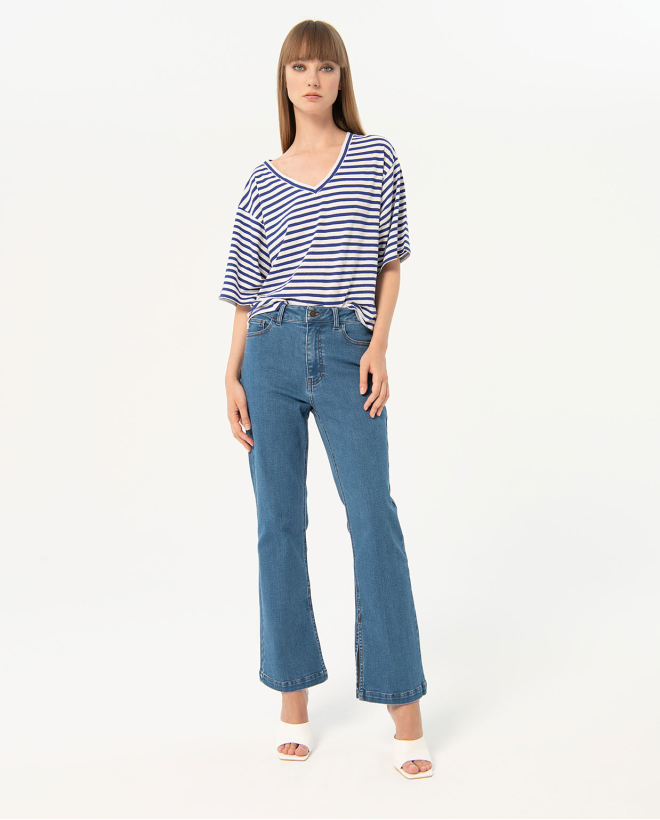 Stretch flare jeans Blue