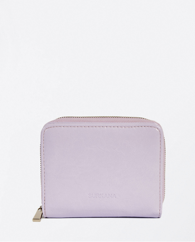 Small patent leather coin purse Lilac