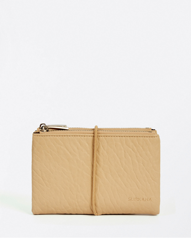 Smooth textured small wallet Nu