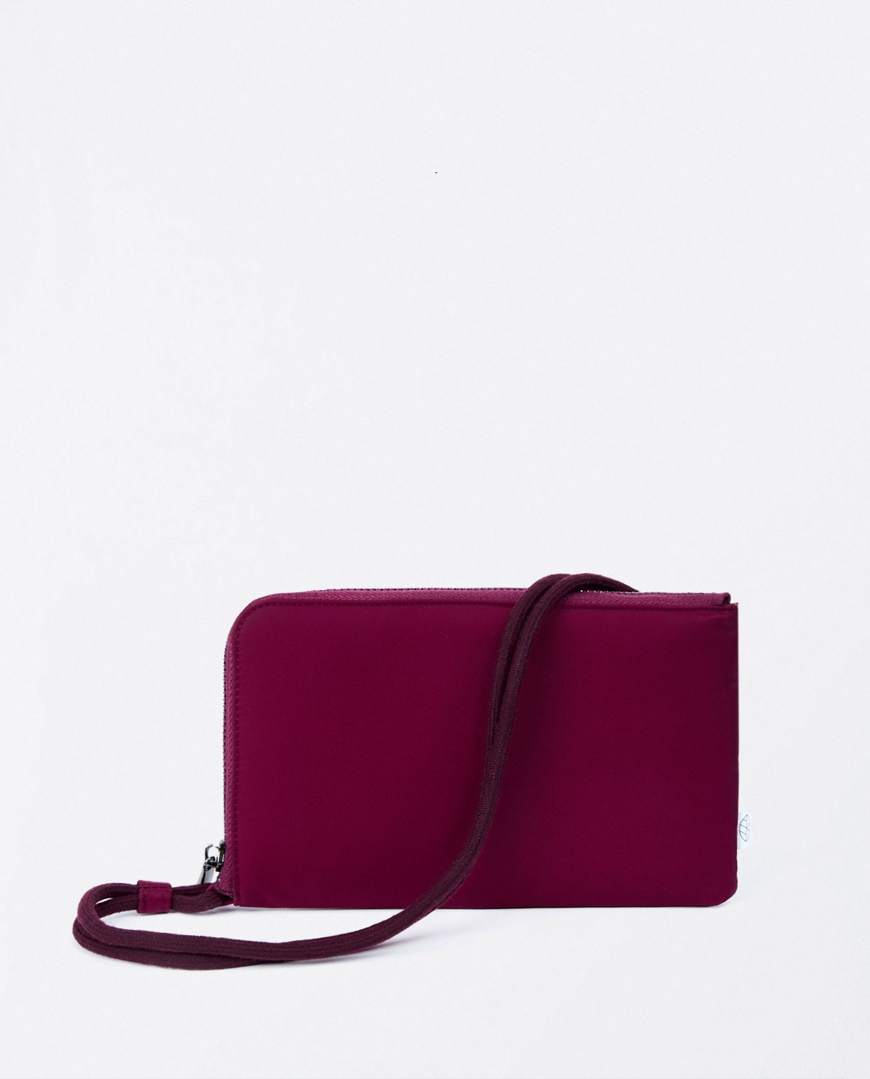 Wallet and cell phone holder with handle Purple