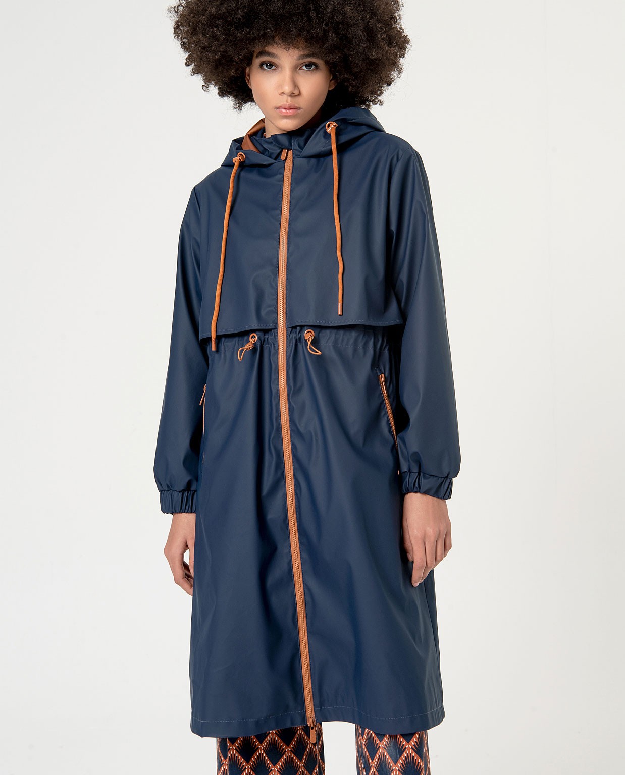 Parka imperméable avec doublure polaire Bleu marine