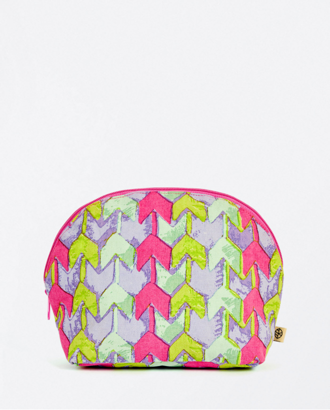 Fabric beach toiletry bag...