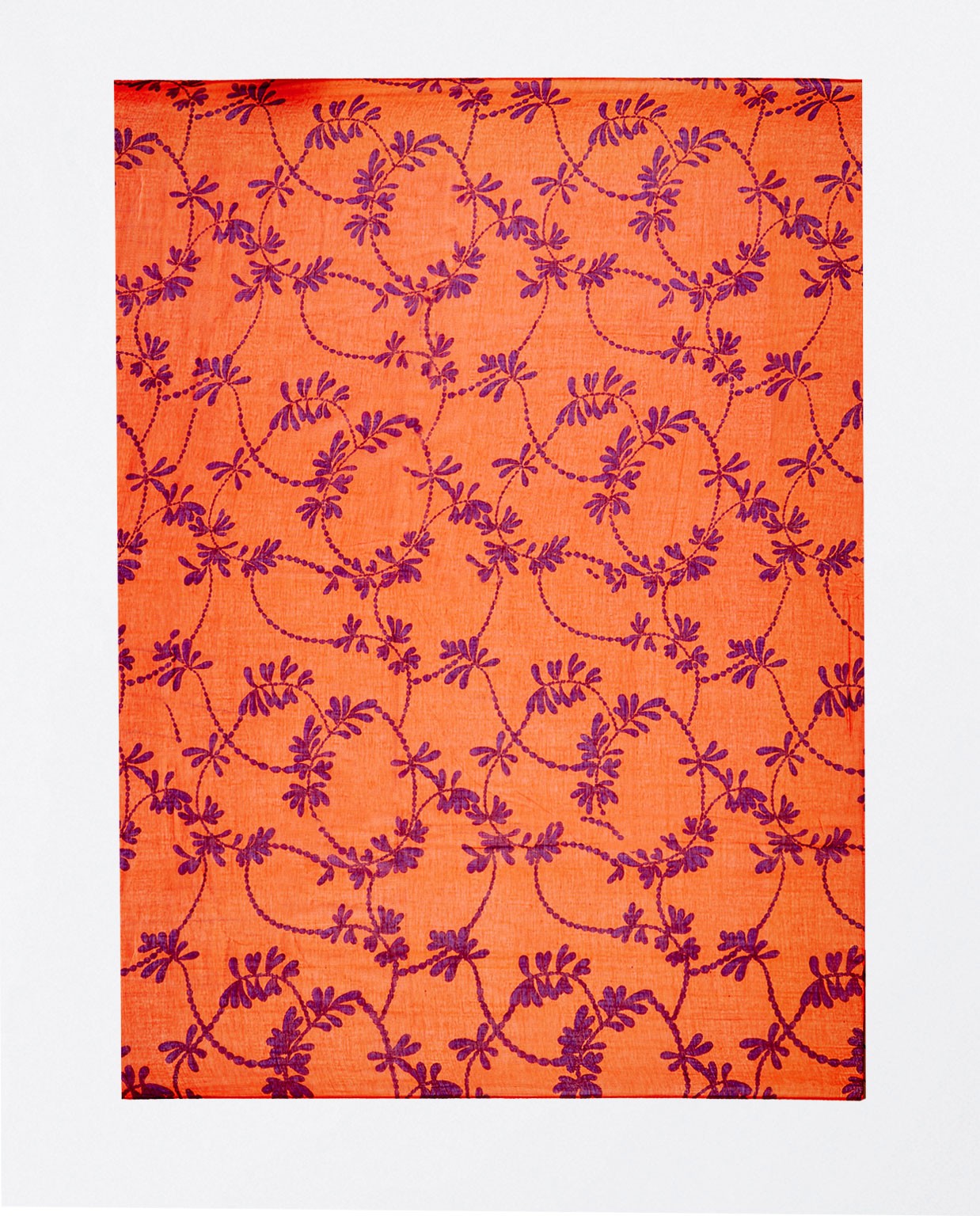 Foulard paréo imprimé Corail