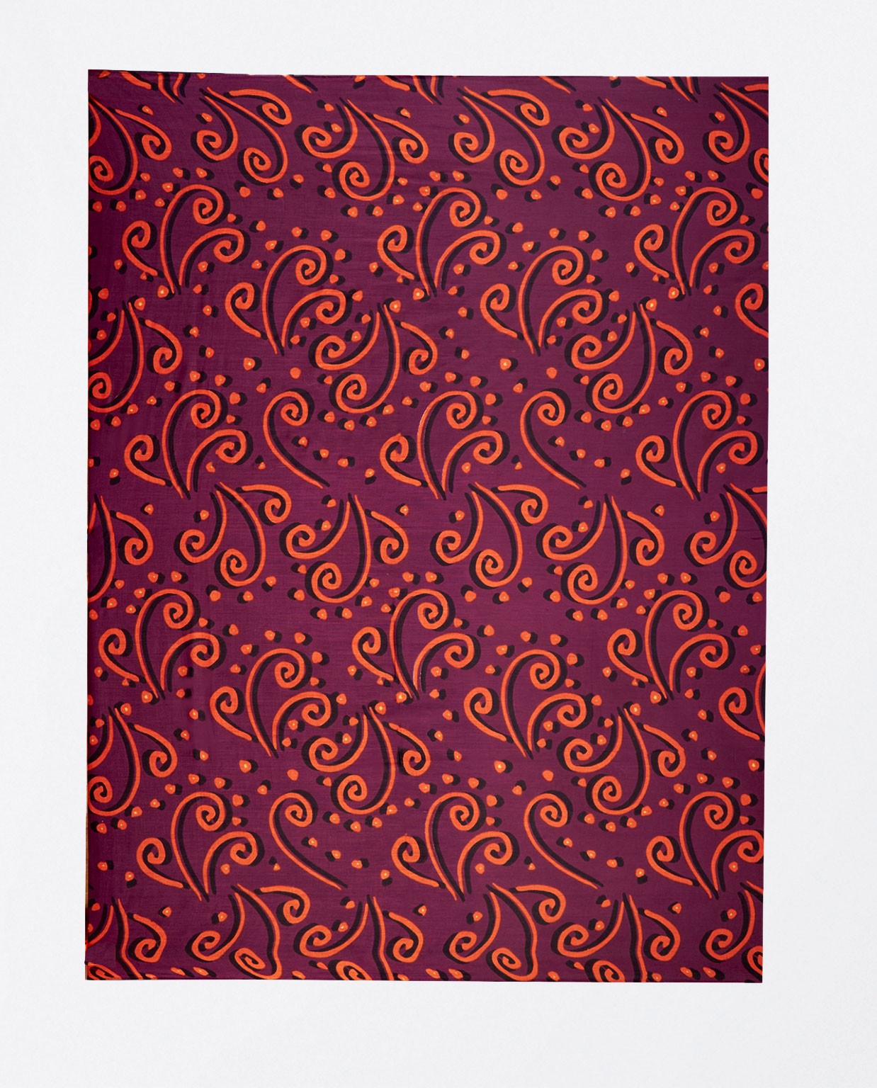 Printed sarong scarf Maroon