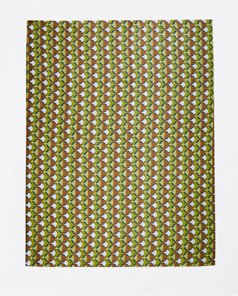 Foulard paréo imprimé Vert