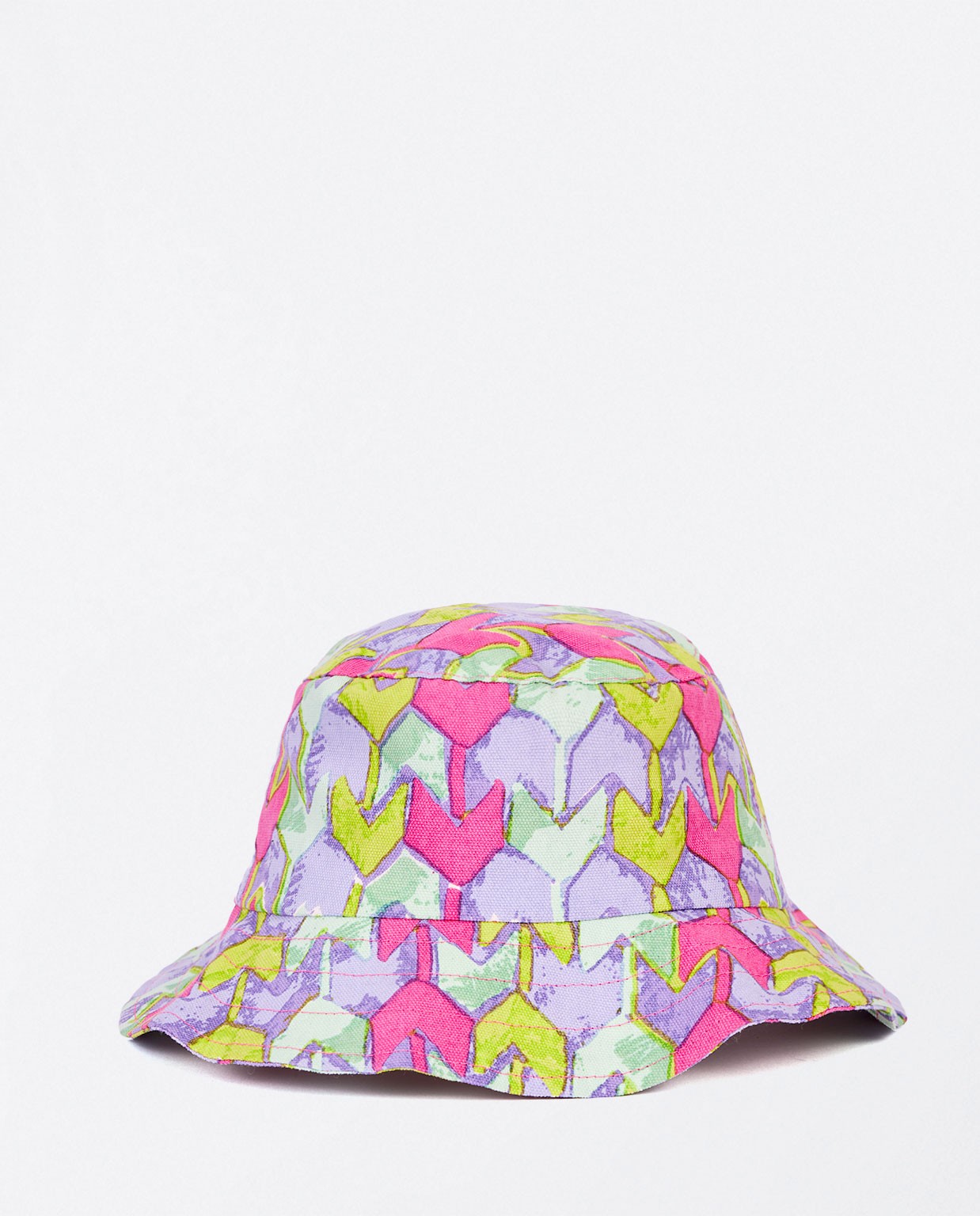 Gorro playero estampado Lila