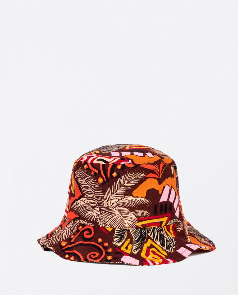 Printed beach hat Multi