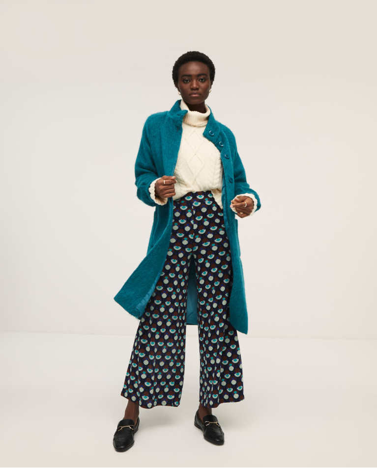 Long wide trousers Blue