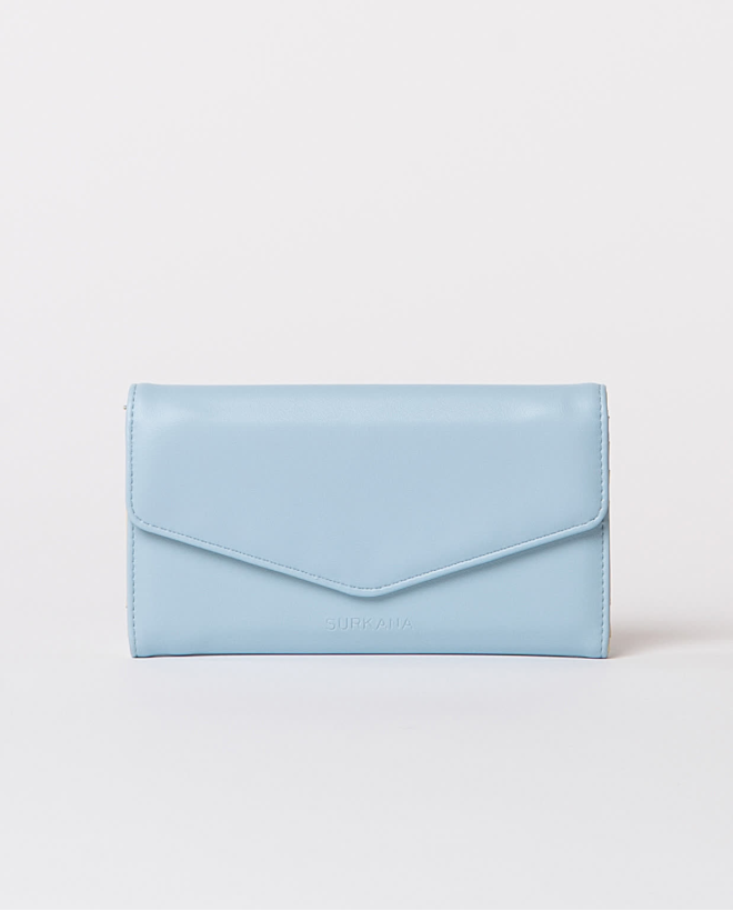 Clutch with plain flap Sky...