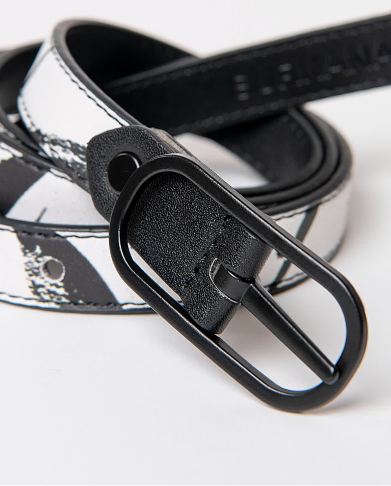 Cintura sottile reversibile Nero