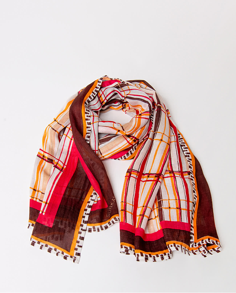 Printed scarf Multi