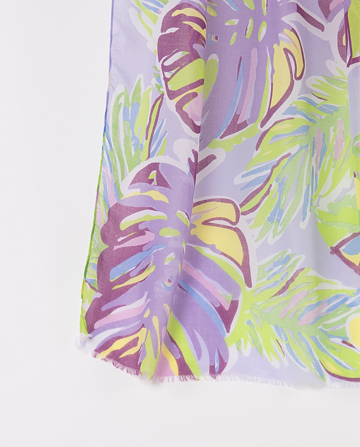 Printed rectangular sarong  Lilac