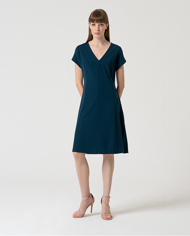 Basic plain stretch dress...