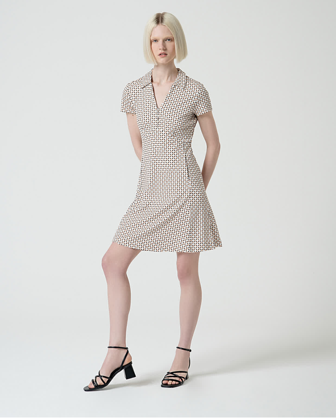 Short stretchy shirt dress...