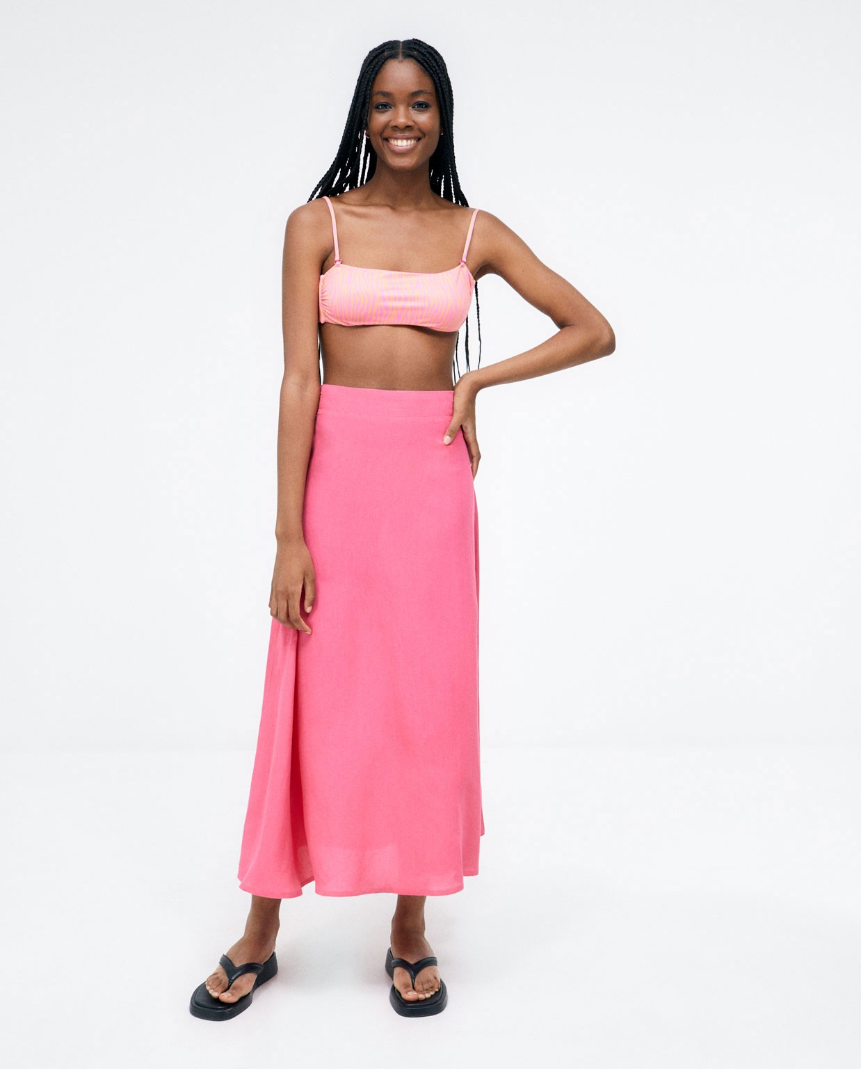 Bikini top bandeau Rosa