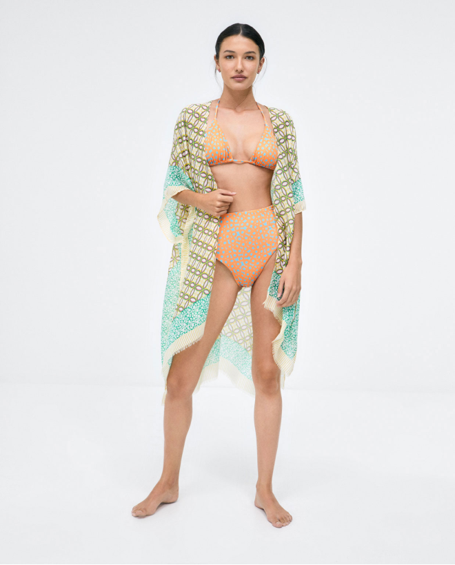 Bas de bikini haut Orange