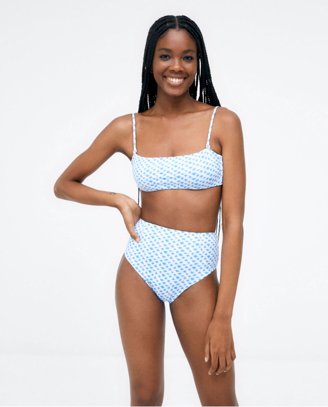 Bas de bikini haut Bleu