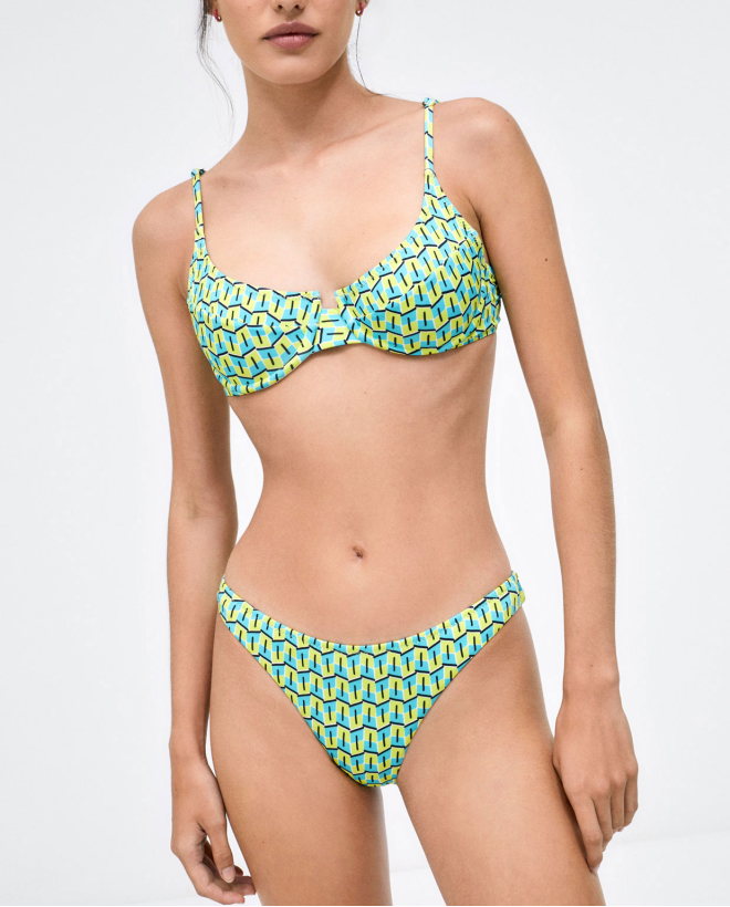 Bas de bikini Vert acide