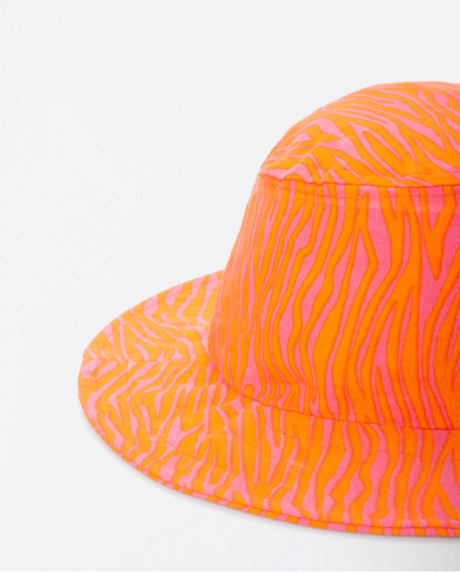 Cappello da pescatore stampato Rosa
