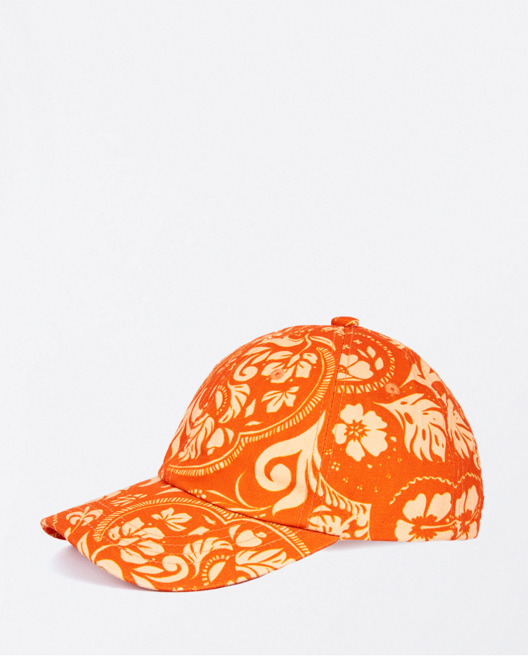 Cappellino con visiera stampato Mattone