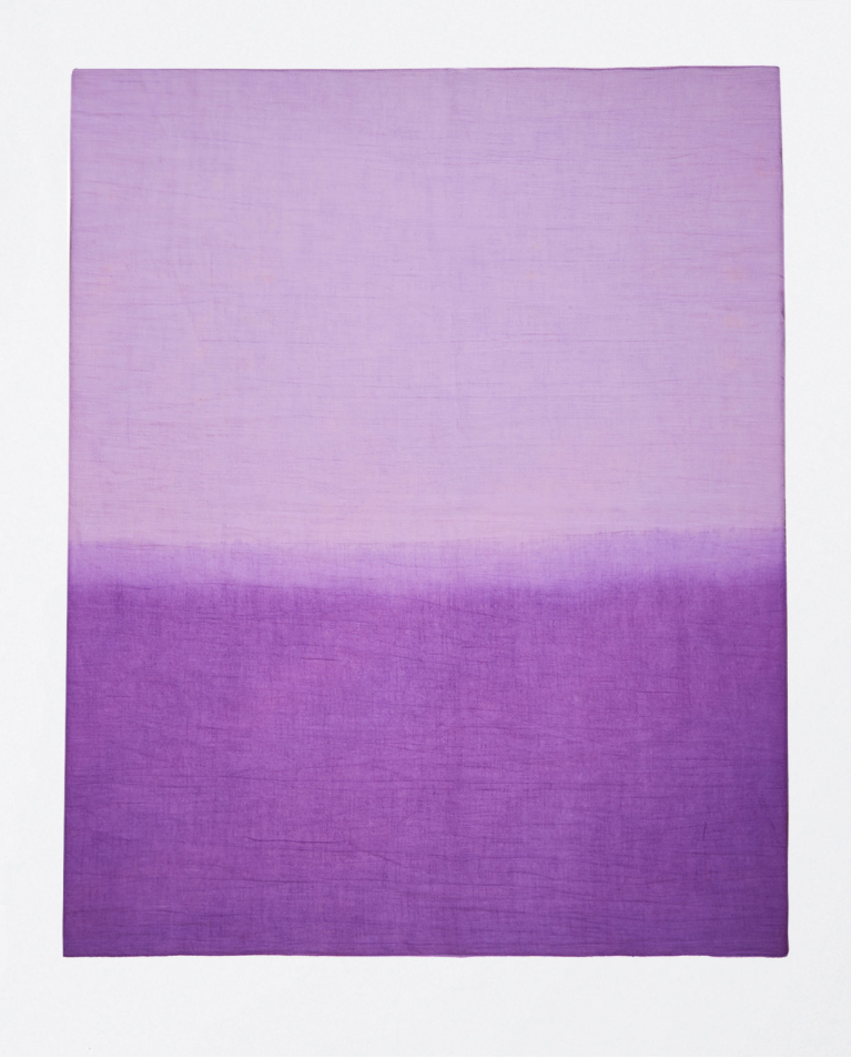 Sciarpa sarong degradata con frange Lila