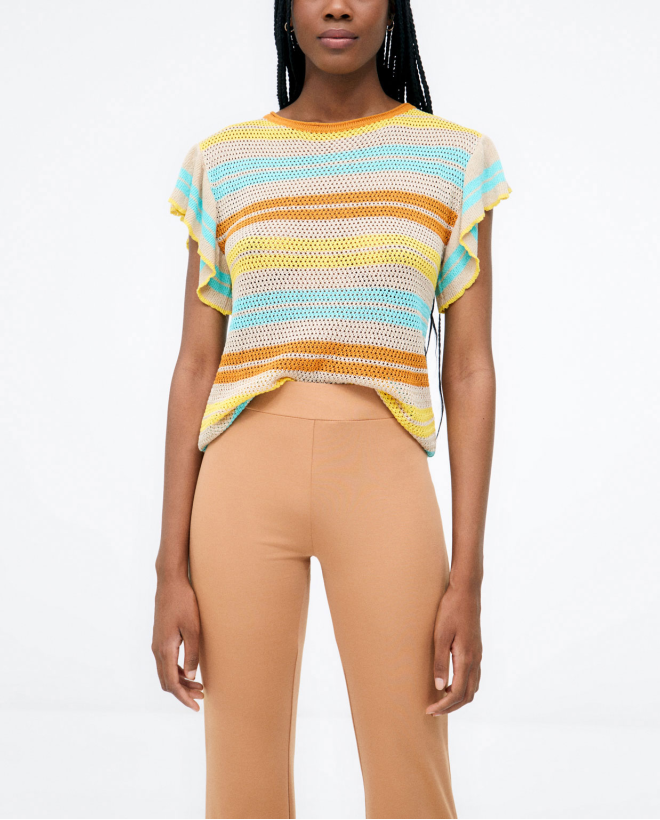 Pantalon long à fond de...