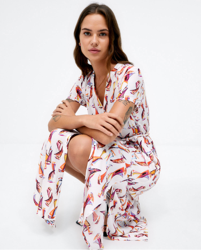 Robe chemise longue....