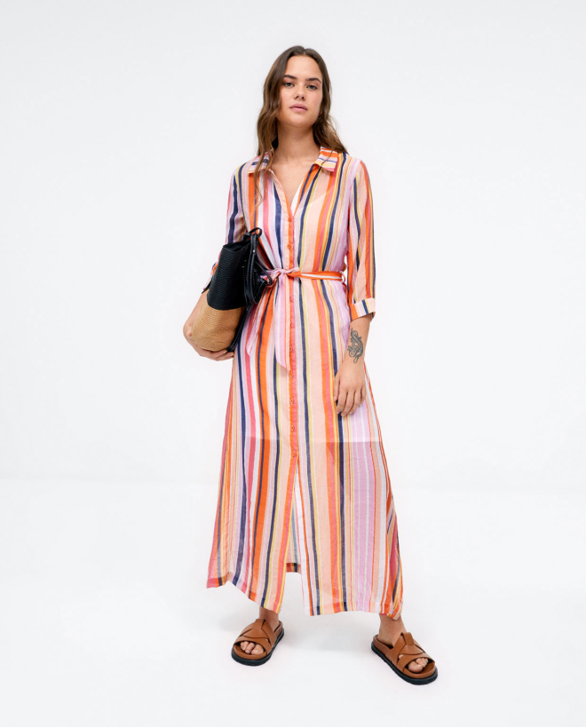 Long shirt dress. 3 4...