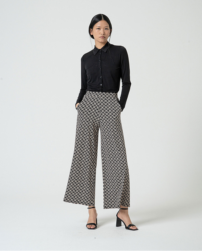 MU:Pantalon ample Noir
