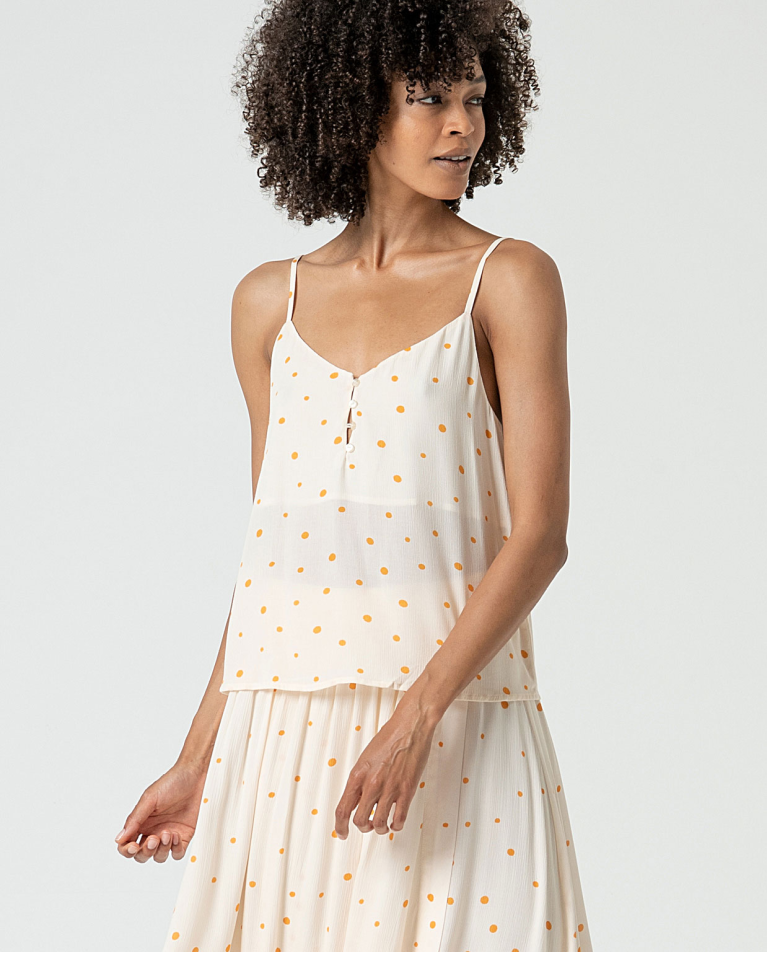 MU:Top tipo canottiera Beige