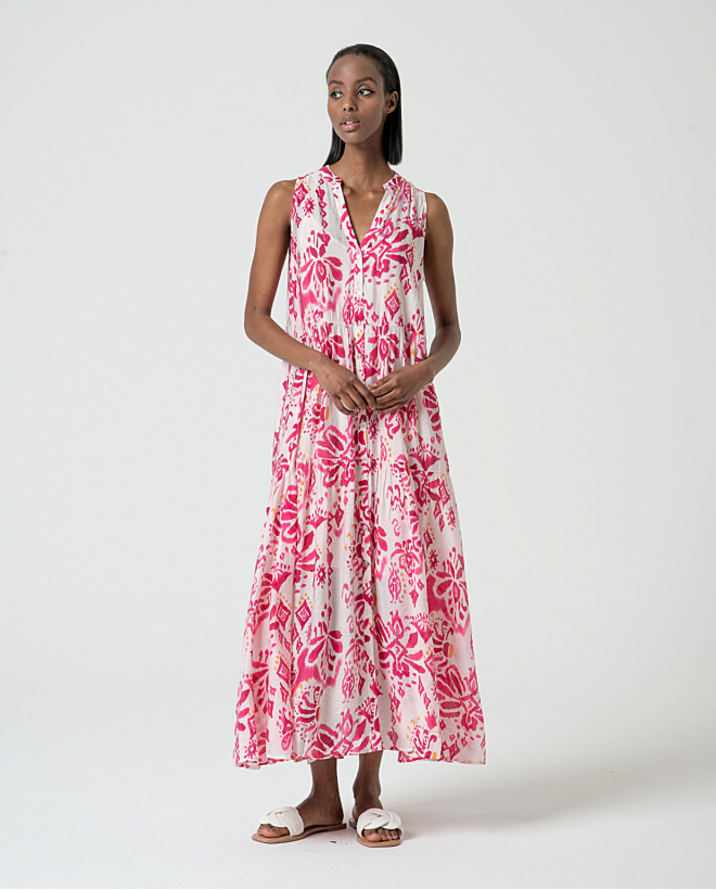 MU:Long dress Fuchsia