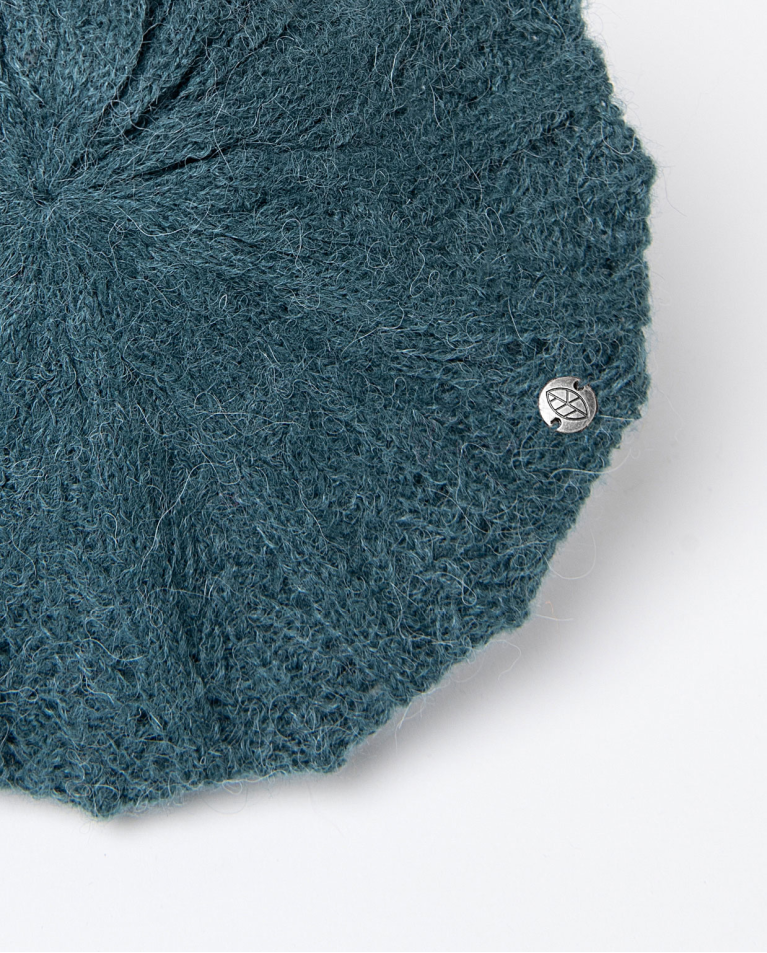 Basco in tricot fantasia Blu petrolio