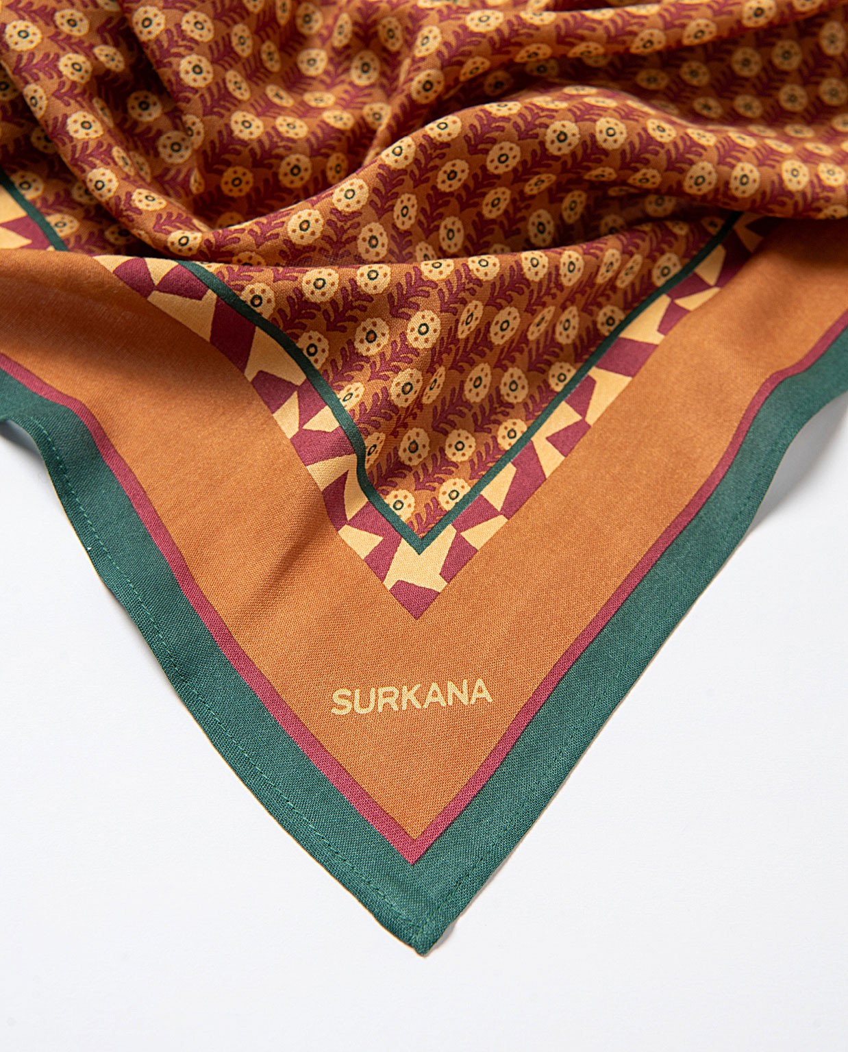 sciarpa 100% viscosa Marrone