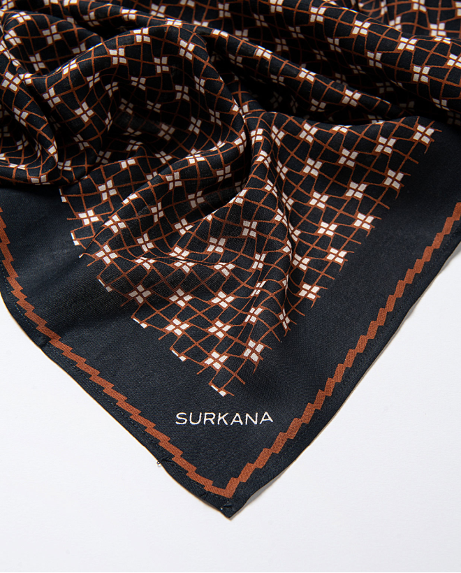 Echarpe 100% viscose Noir