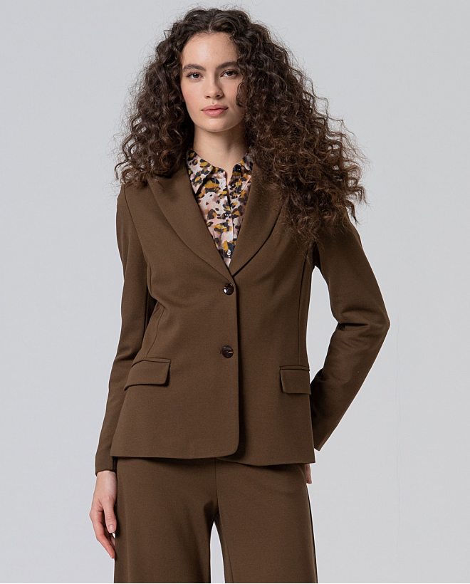 Blazer stretch con tasche...