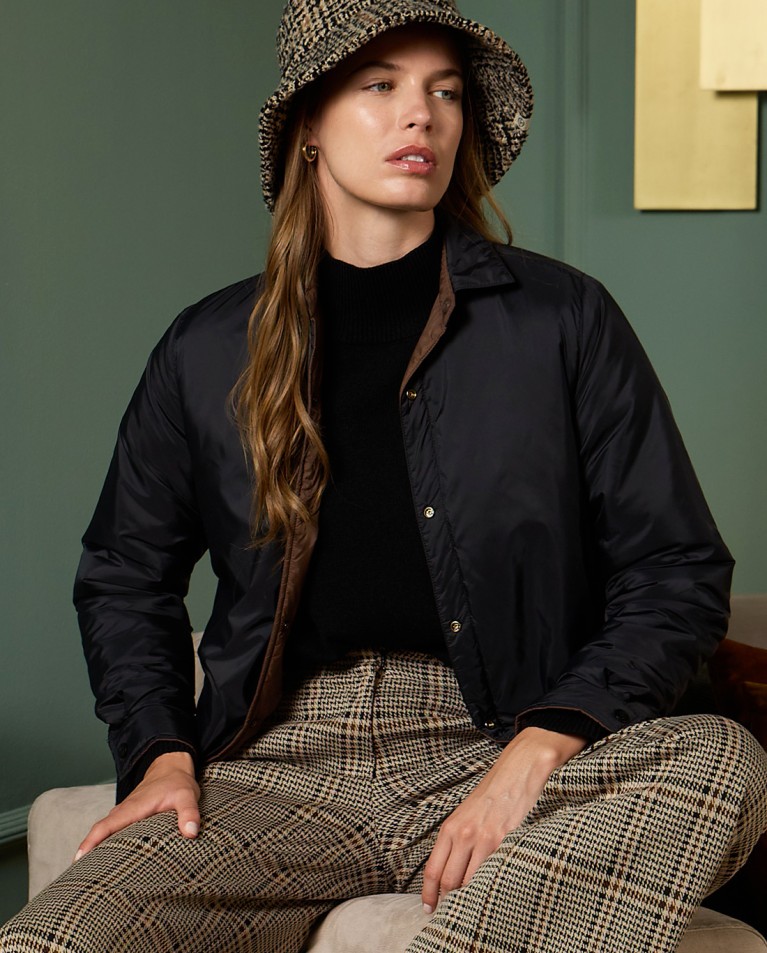 Veste réversible mi-saison Noir
