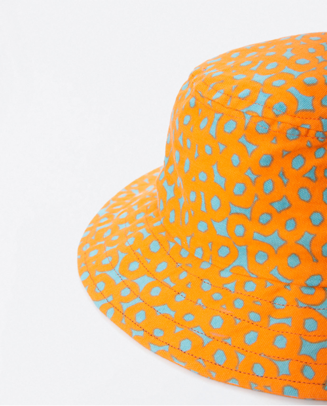 E printed fisherman's hat Orange