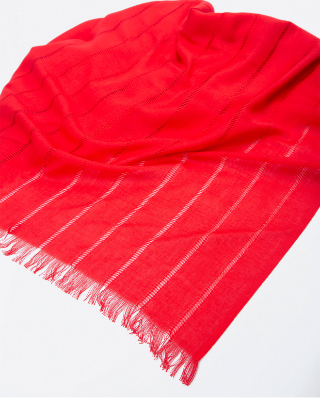  plain twill scarf with...