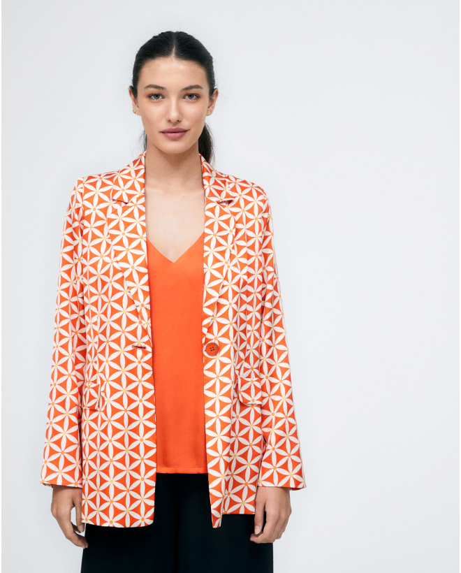Jacket with flap pockets...